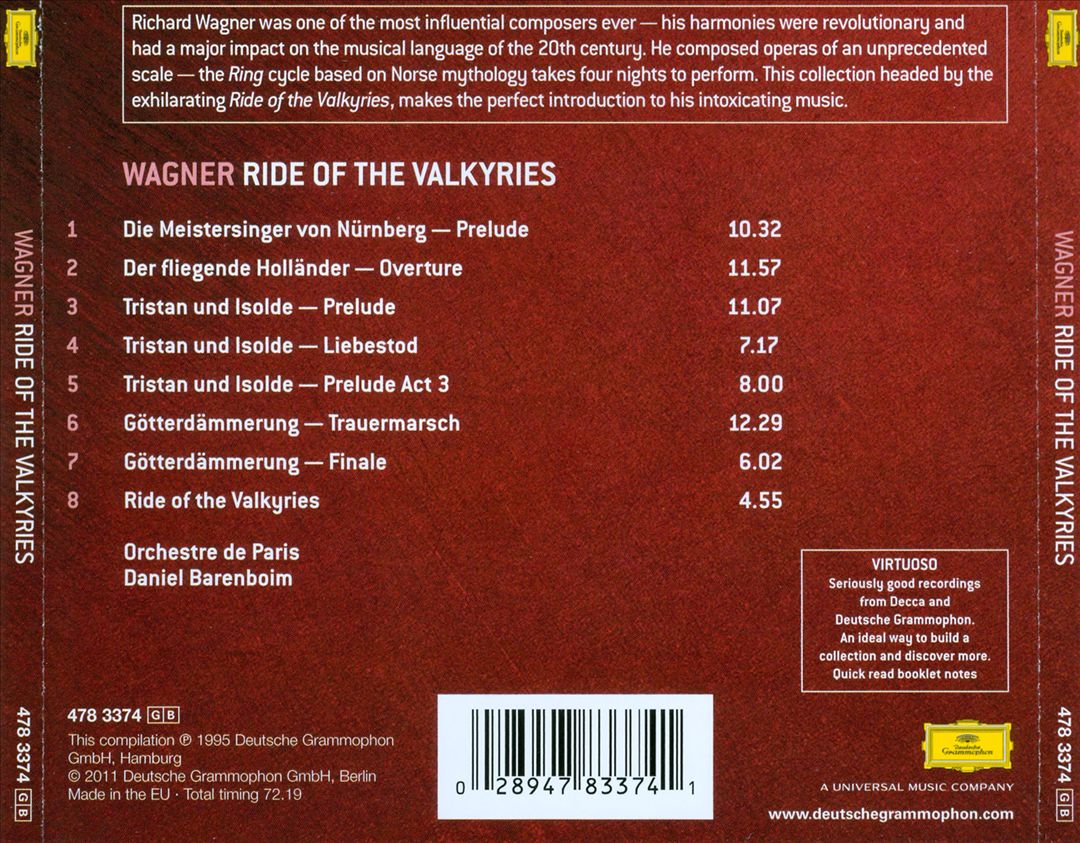 Wagner: Ride of the Valkyries cover art