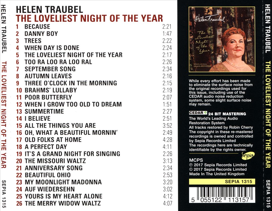 Loveliest Night of the Year cover art