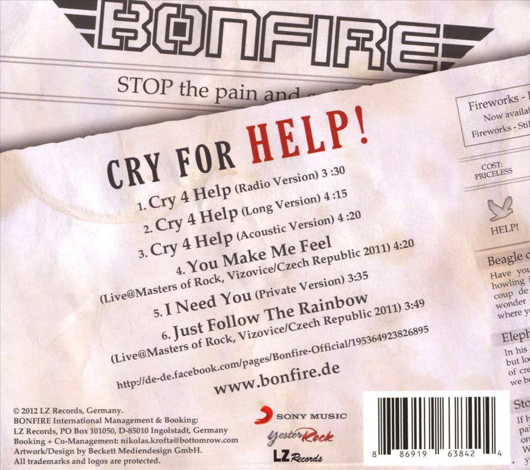 Cry for Help cover art