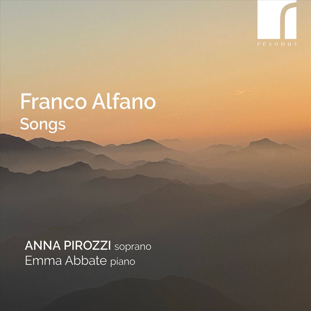 Franco Alfano: Songs cover art