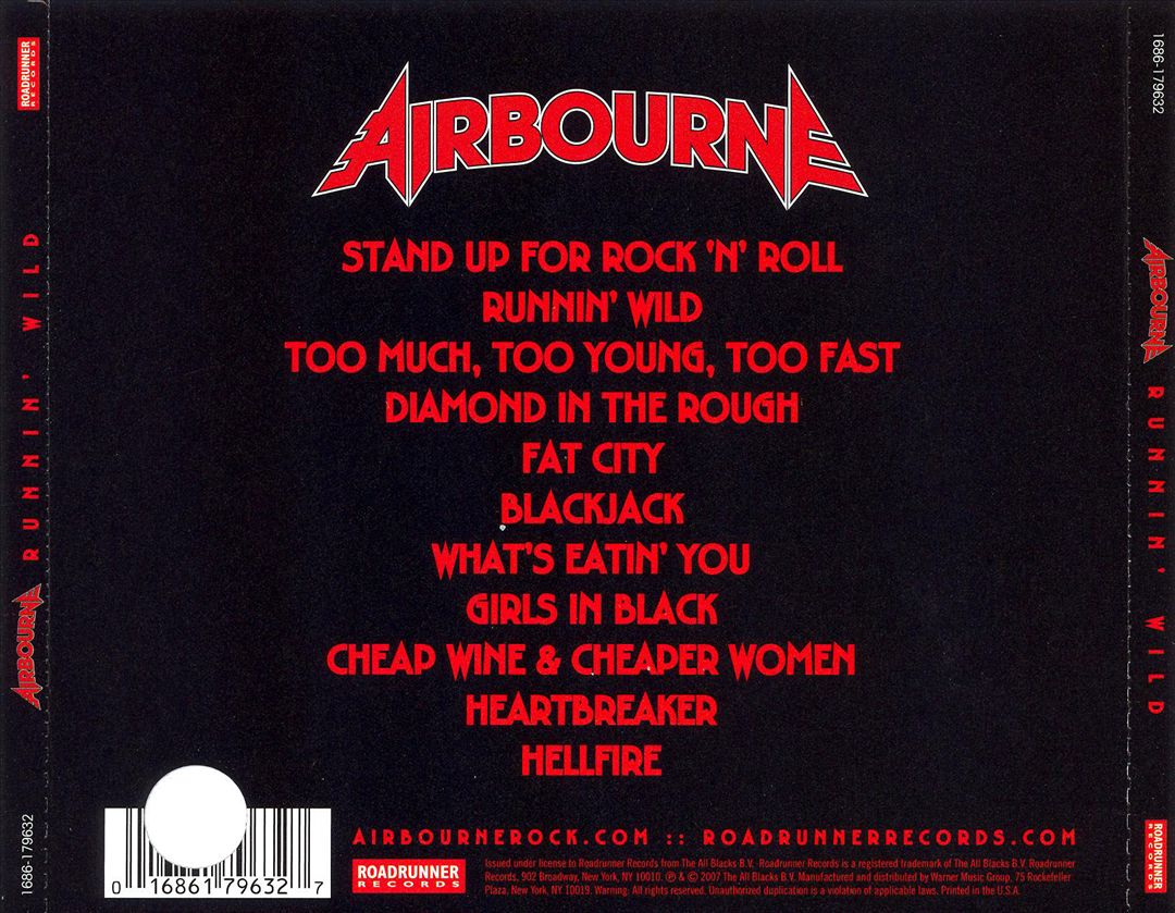 Runnin' Wild [Roadrunner] cover art