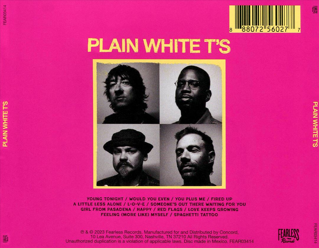 Plain White T's cover art