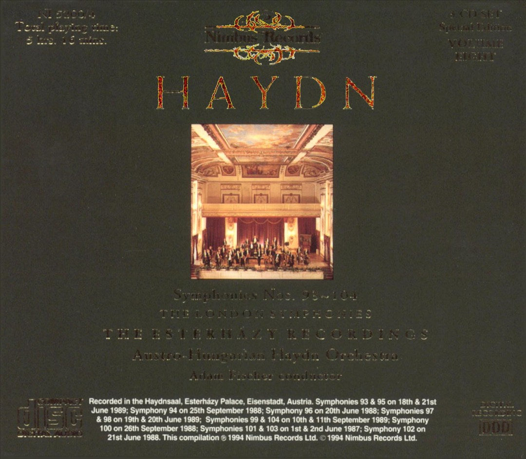 Haydn: Symphonies Nos. 93-104, The London Symphonies cover art