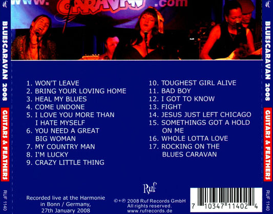 Blues Caravan: Guitars & Feathers cover art