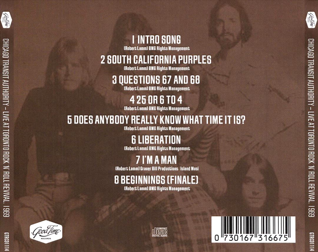 Live at Toronto Rock 'N' Roll Revival, 1969 cover art