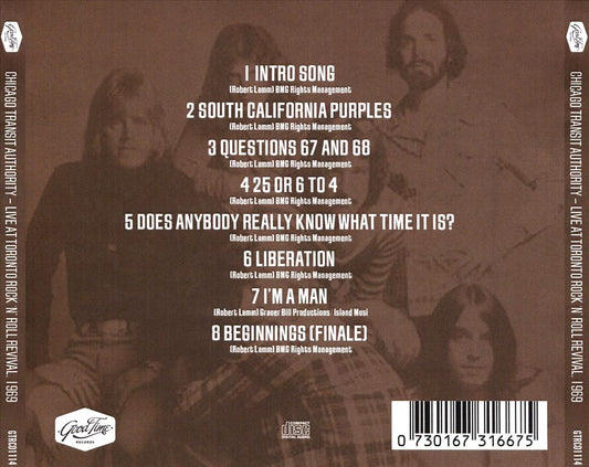 Live at Toronto Rock 'N' Roll Revival, 1969 cover art