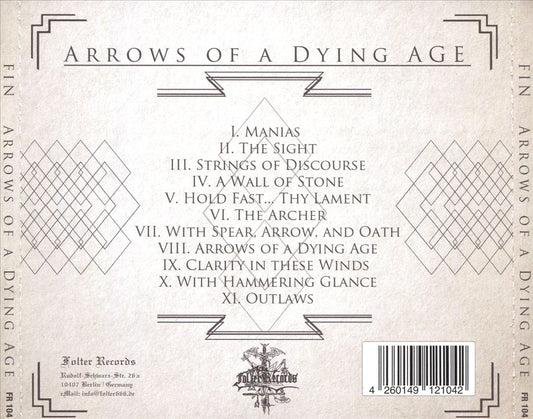 Arrows of a Dying Age cover art