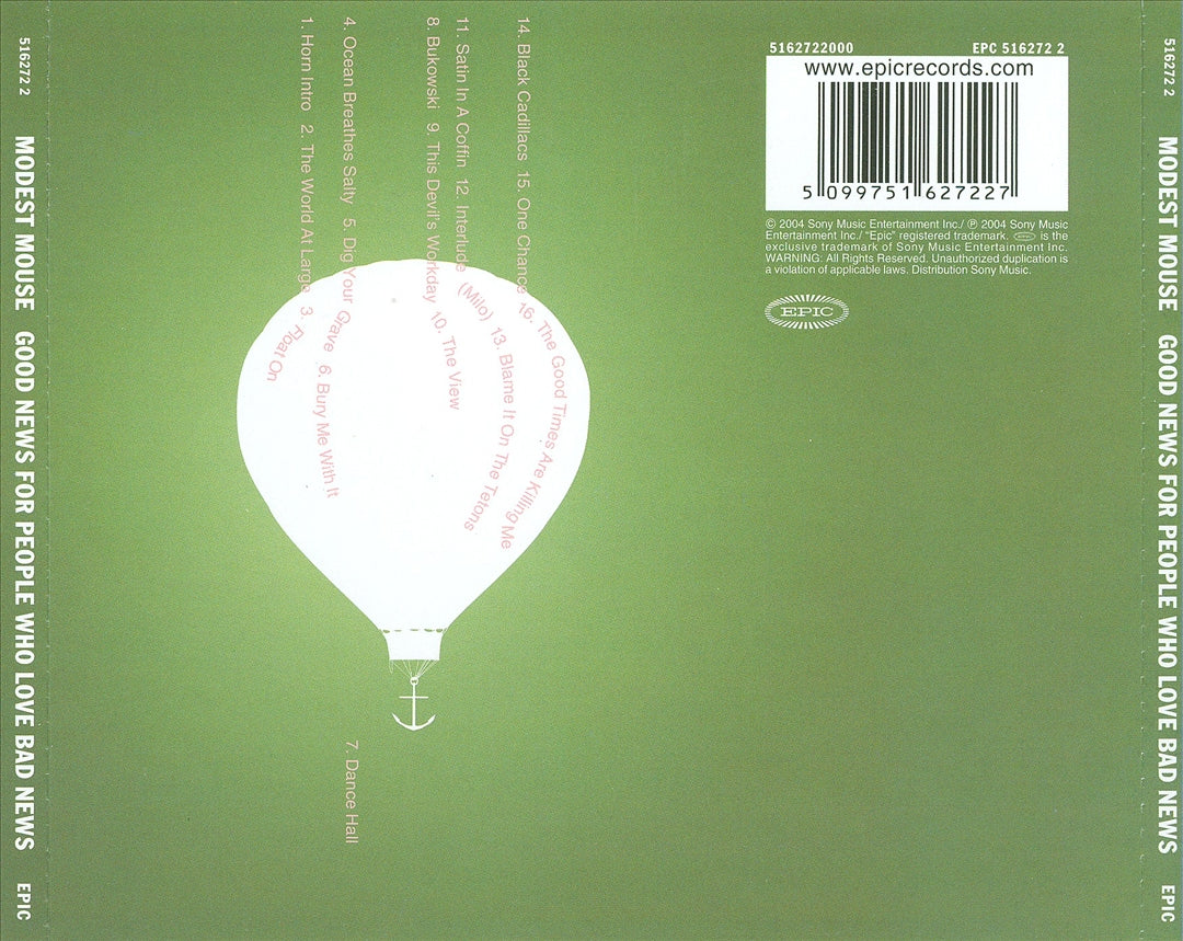 Good News for People Who Love Bad News cover art