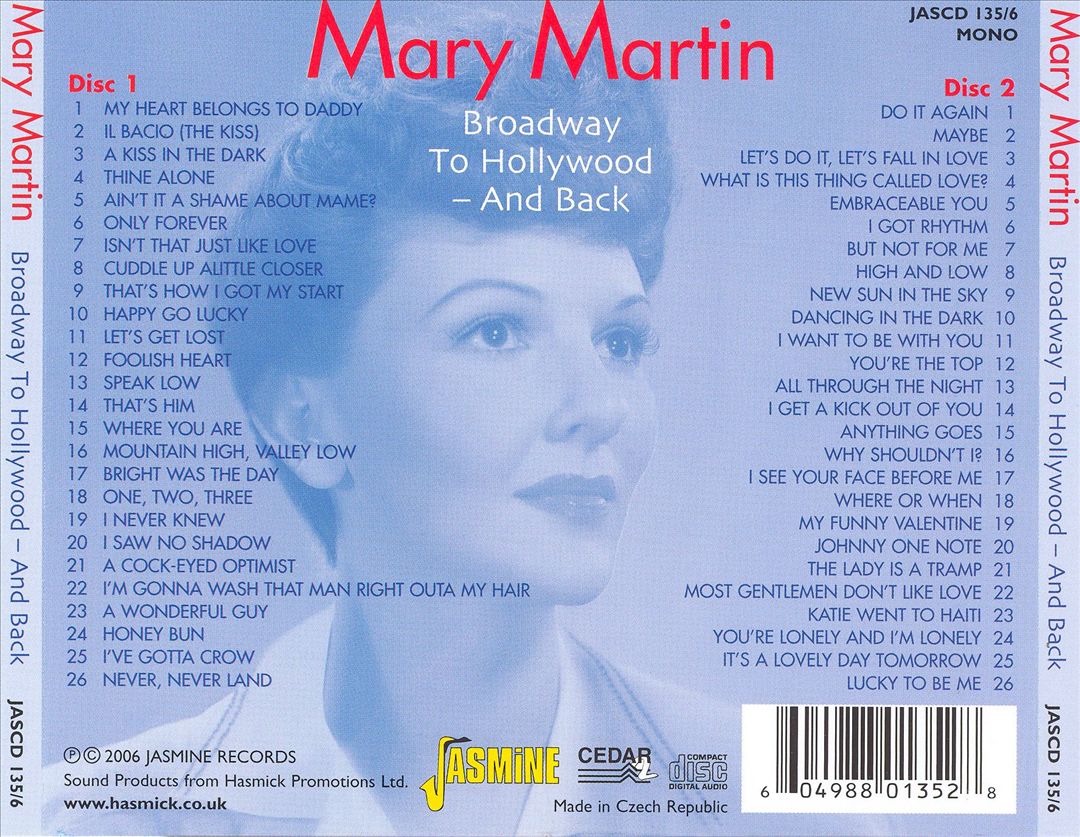 Broadway to Hollywood -- And Back cover art
