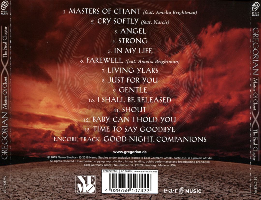 Masters of Chant X: The Final Chapter cover art