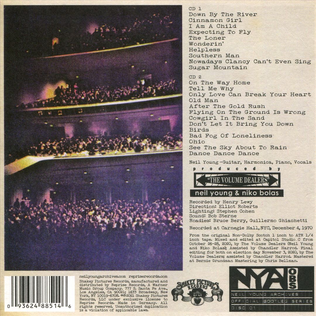 Carnegie Hall 1970 [Live] cover art