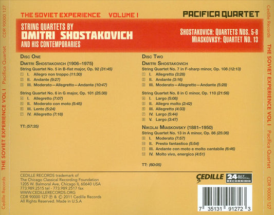 Soviet Experience, Vol. 1: Shostakovich & Myaskovsky cover art
