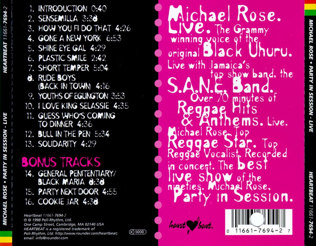 Party in Session -- Live cover art