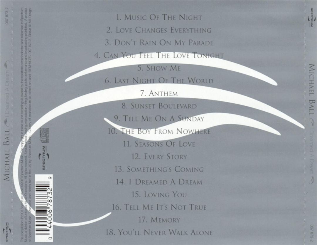 I Dreamed a Dream cover art