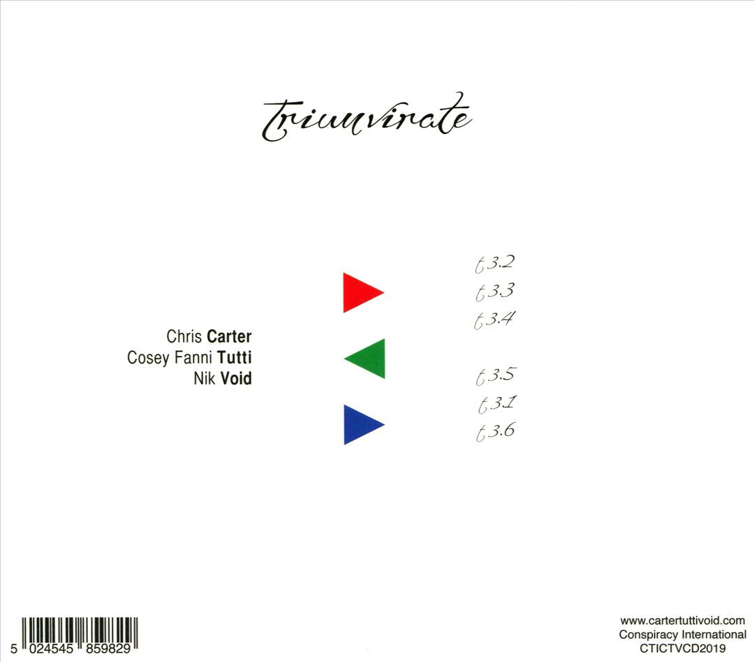 Triumvirate cover art