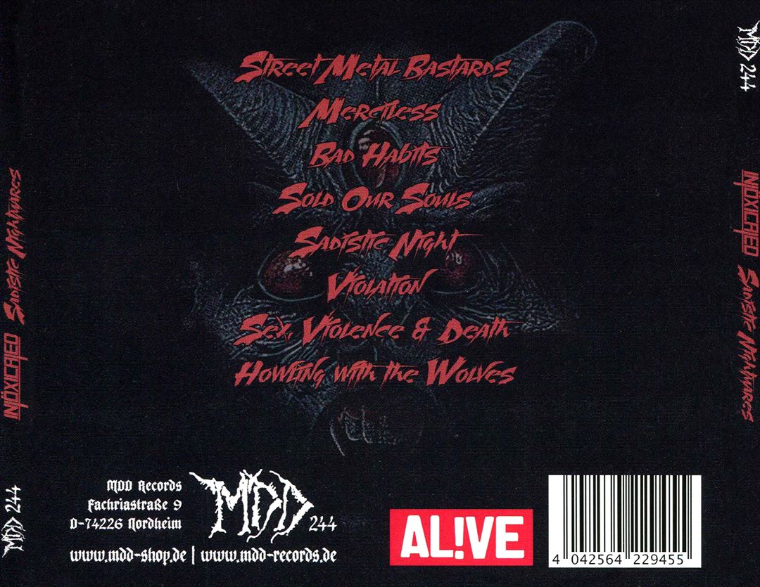 Sadistic Nightmares cover art