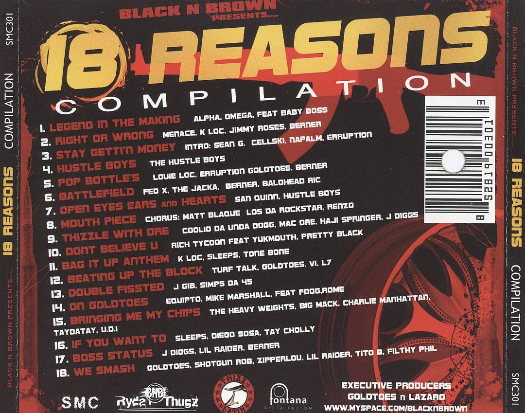18 Reasons cover art
