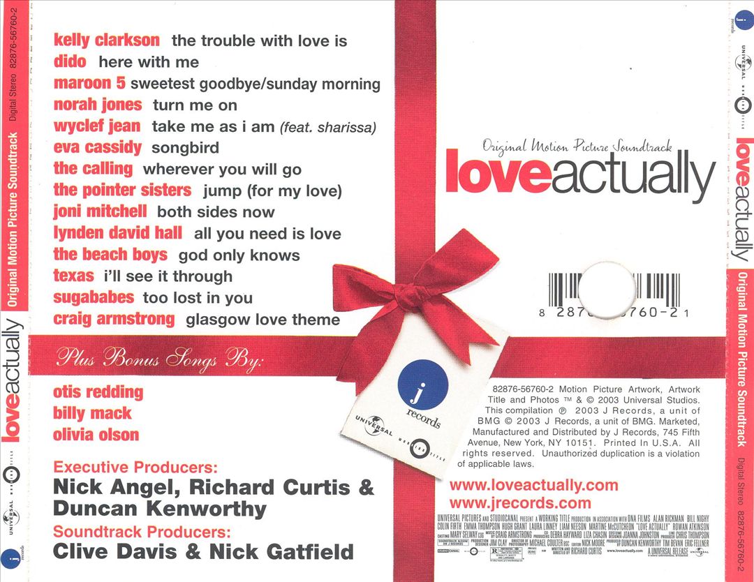 Love Actually [Original Soundtrack] cover art