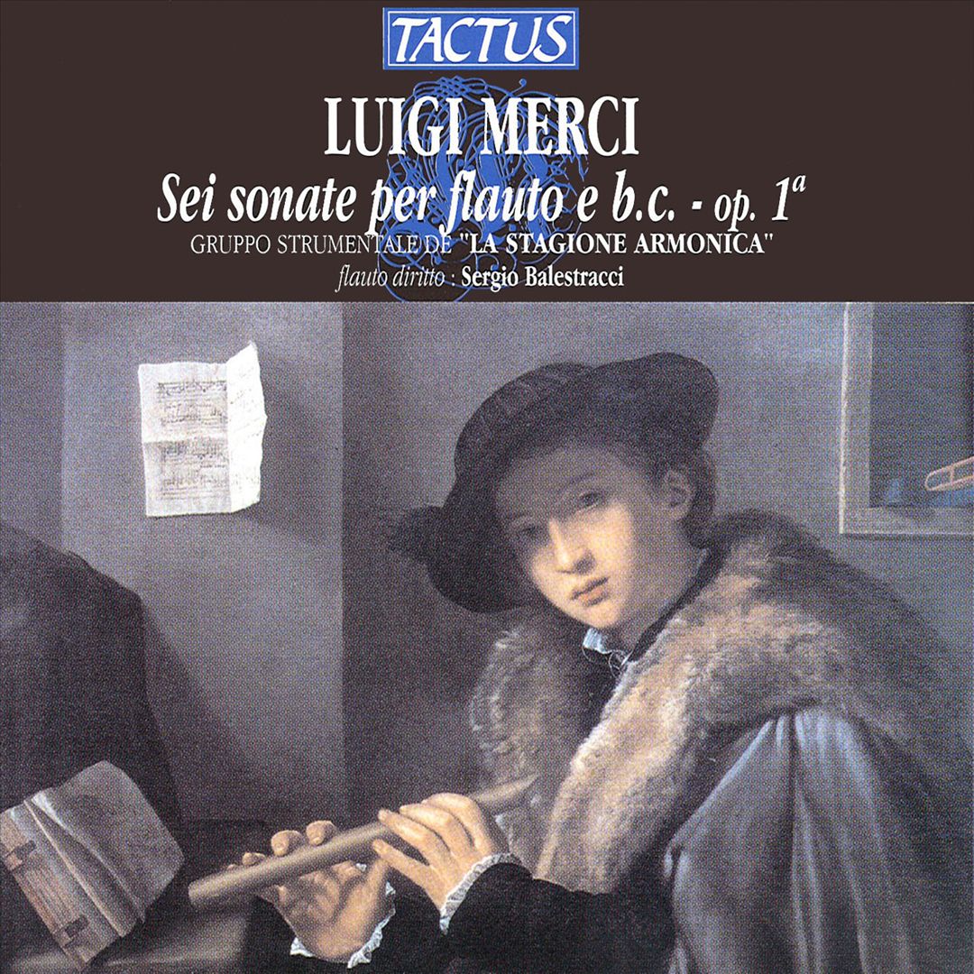 Merci: 6 Sonate per flauto e b. c. cover art