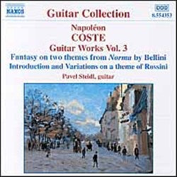 Napoléon Coste: Guitar Works, Vol. 3 cover art