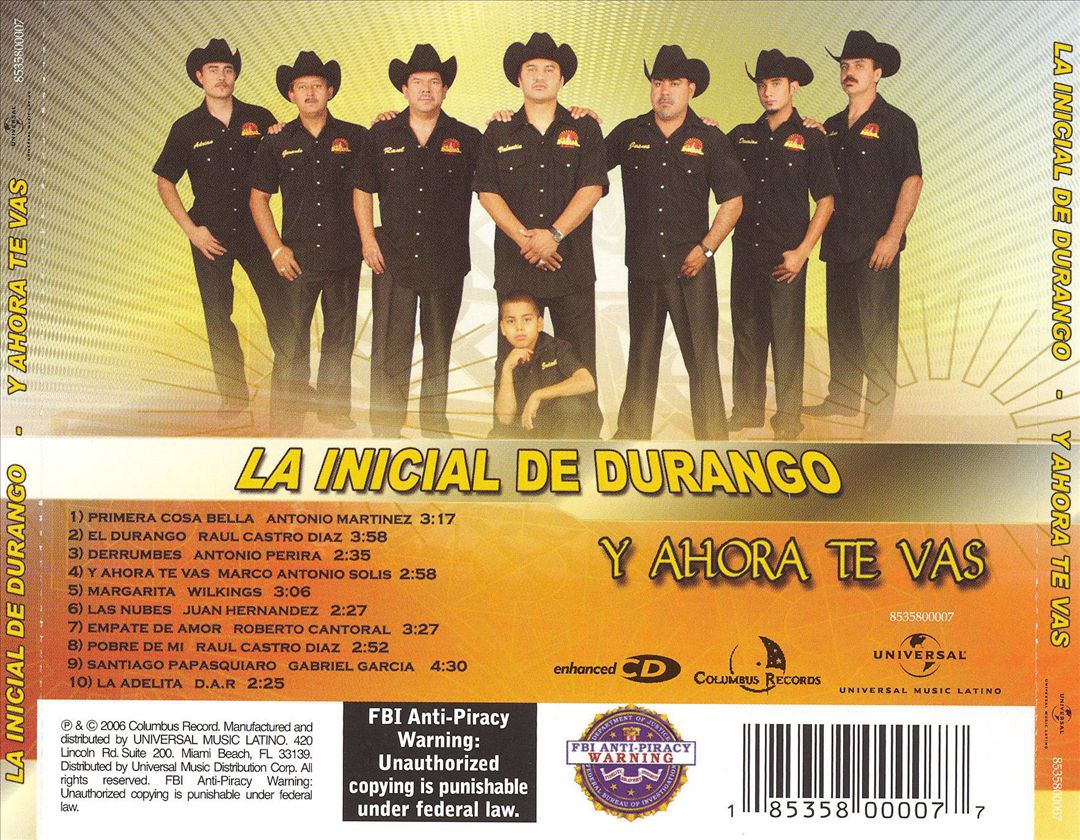 Y Ahora Te Vas cover art