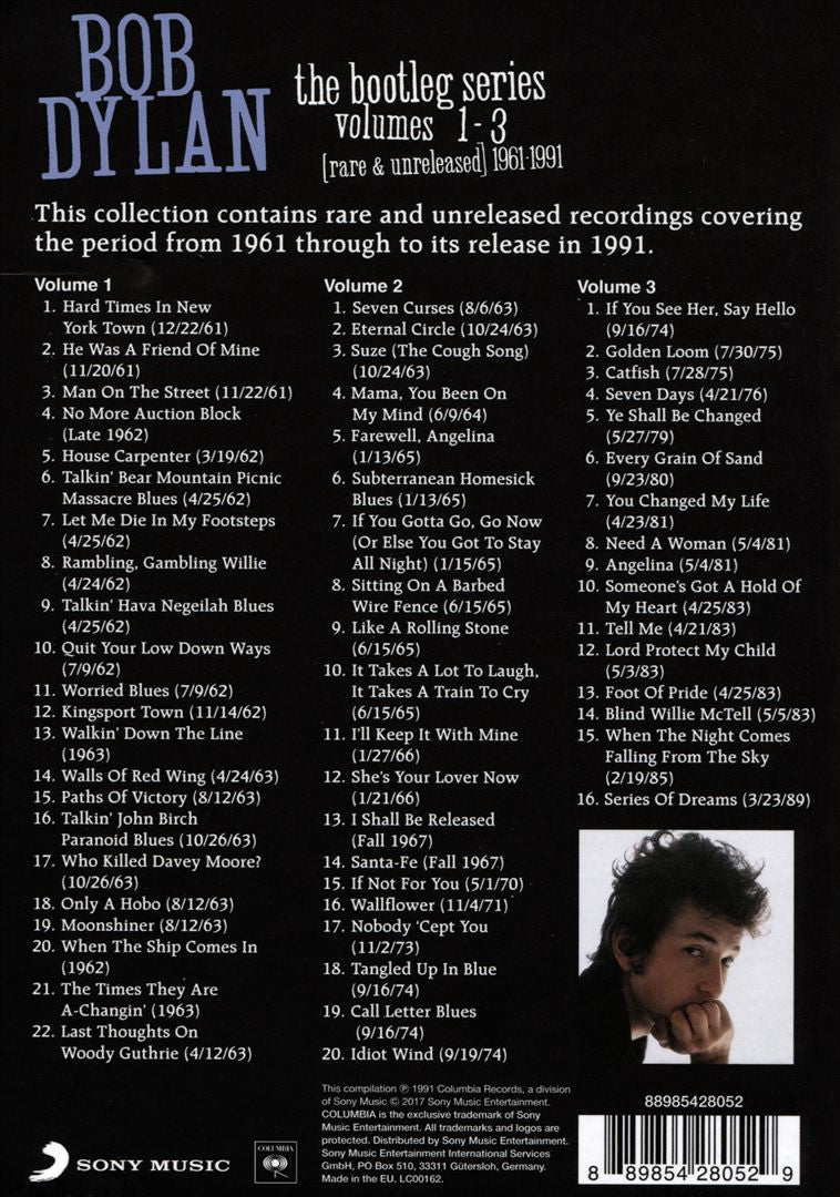 Bootleg Series, Vols. 1-3 (Rare & Unreleased) 1961-1991 cover art