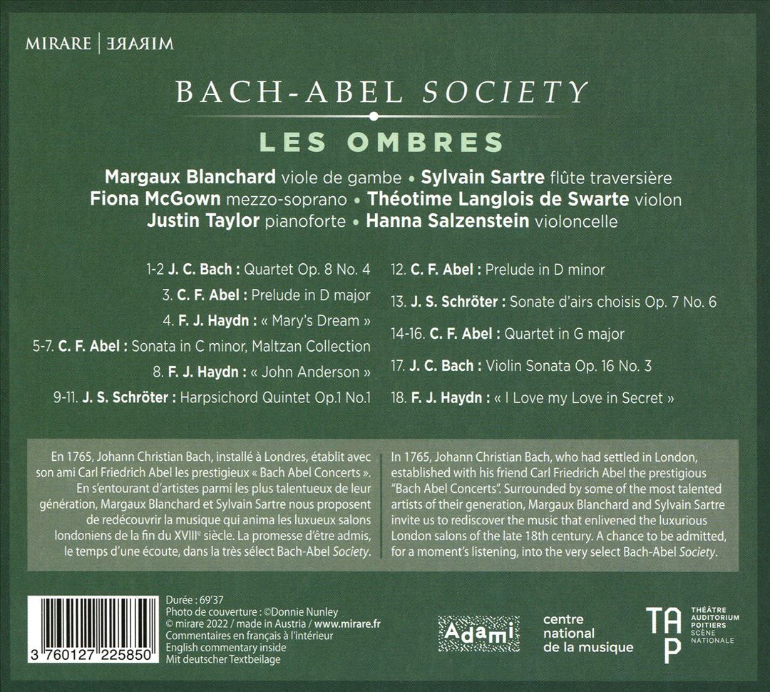 Bach-Abel Society cover art