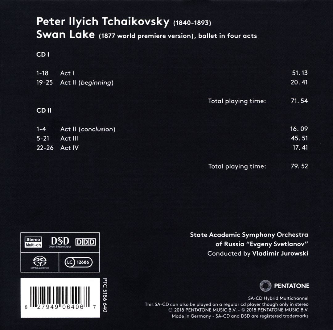 Tchaikovsky: Swan Lake cover art