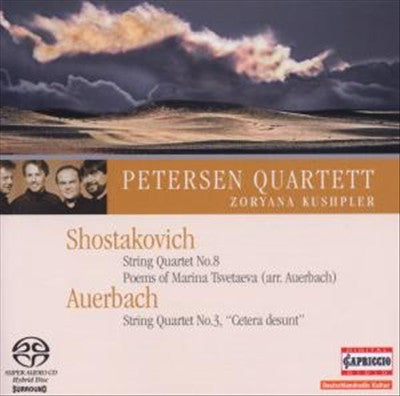 Shostakovich: String Quartet No. 8; Auerbach: String Quartet No. 5 "Cetera desunt" [Hybrid SACD] cover art