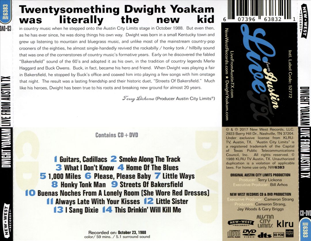 Live from Austin TX [CD/DVD] cover art