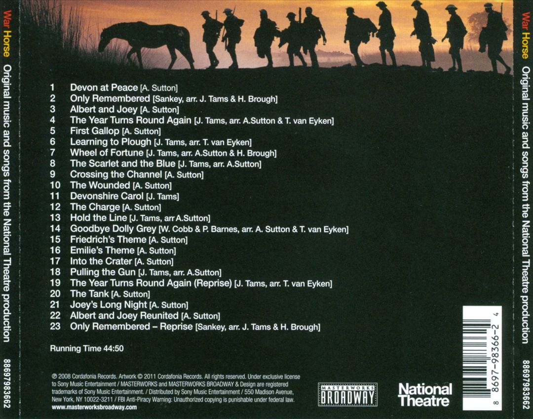 War Horse [Original London Cast Recording] cover art