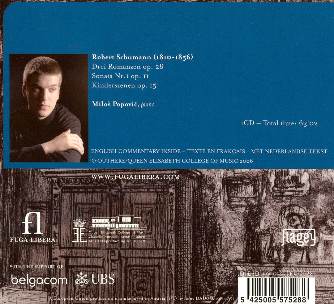 Schumann: Drei Romanzen; Sonata, Op. 11; Kinderszenen cover art