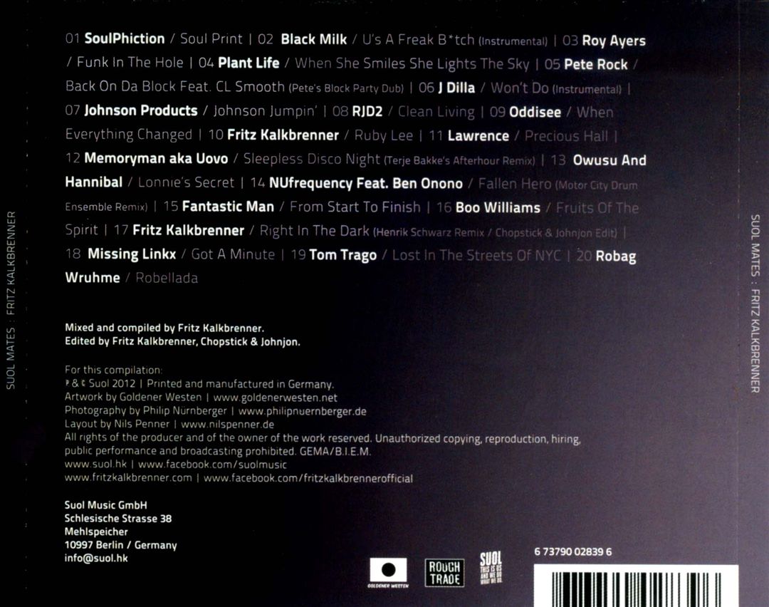 Suol Mates: Fritz Kalkbrenner cover art