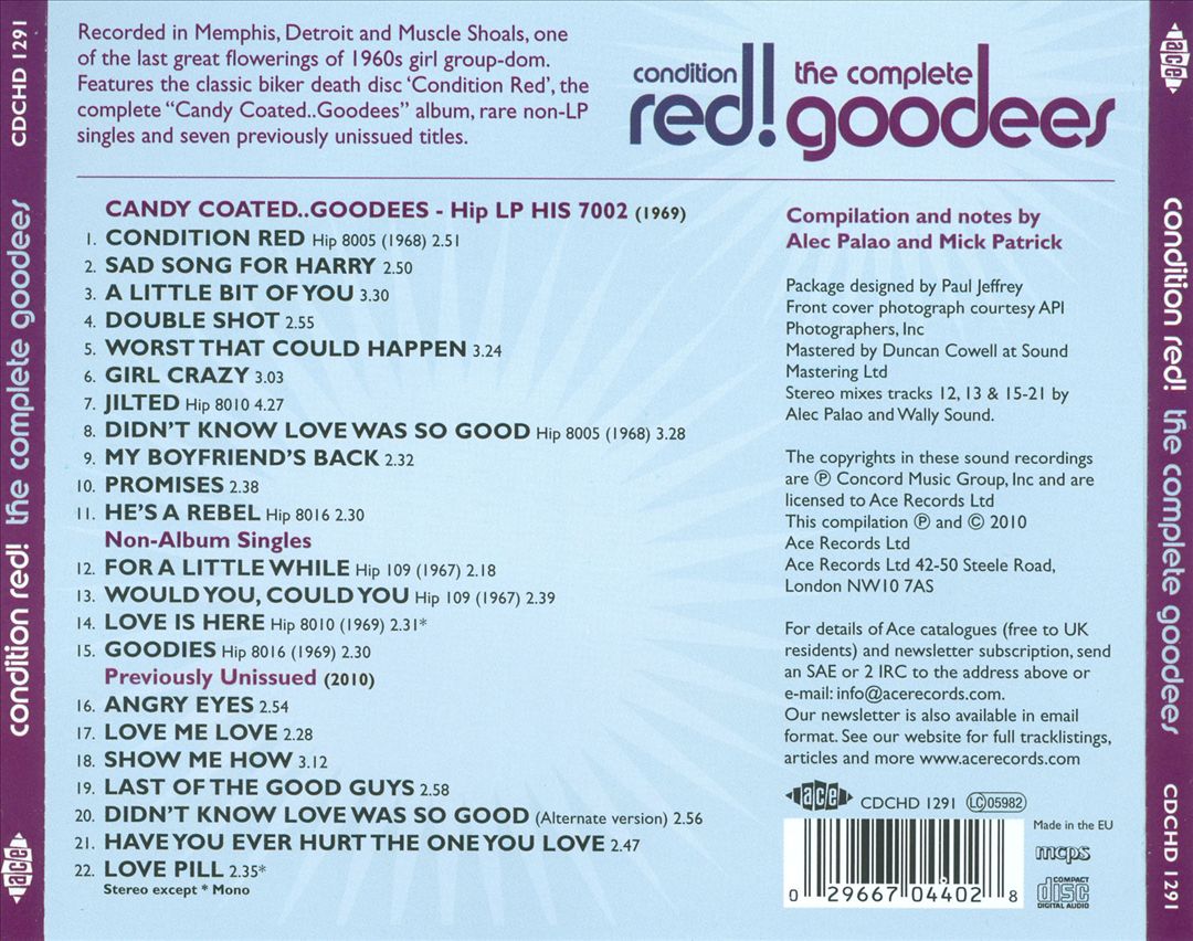 Condition Red: Complete Goodees cover art