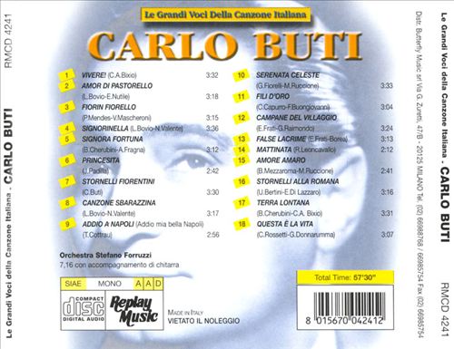 Grandi Voci Della Canzone Italiana cover art