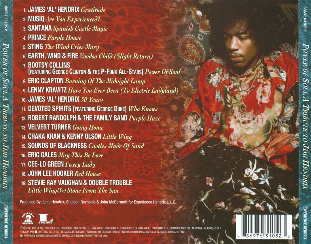 Power of Soul: A Tribute to Jimi Hendrix cover art