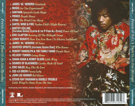 Power of Soul: A Tribute to Jimi Hendrix cover art