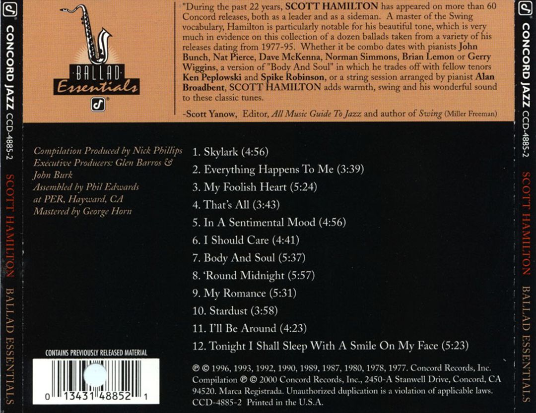 Ballad Essentials cover art