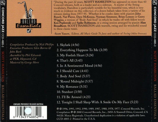 Ballad Essentials cover art