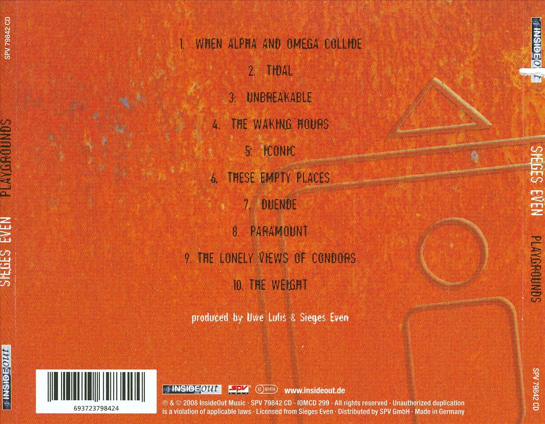 Playgrounds cover art