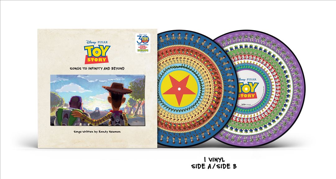 Toy Story: Songs to Infinity and Beyond [30th Anniversary] [Zoetrope LP] cover art