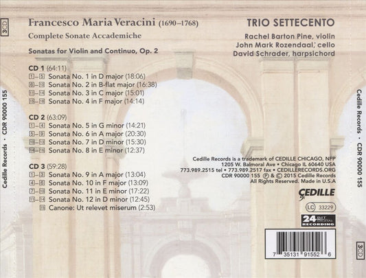 Veracini: Complete Sonate Accademiche cover art