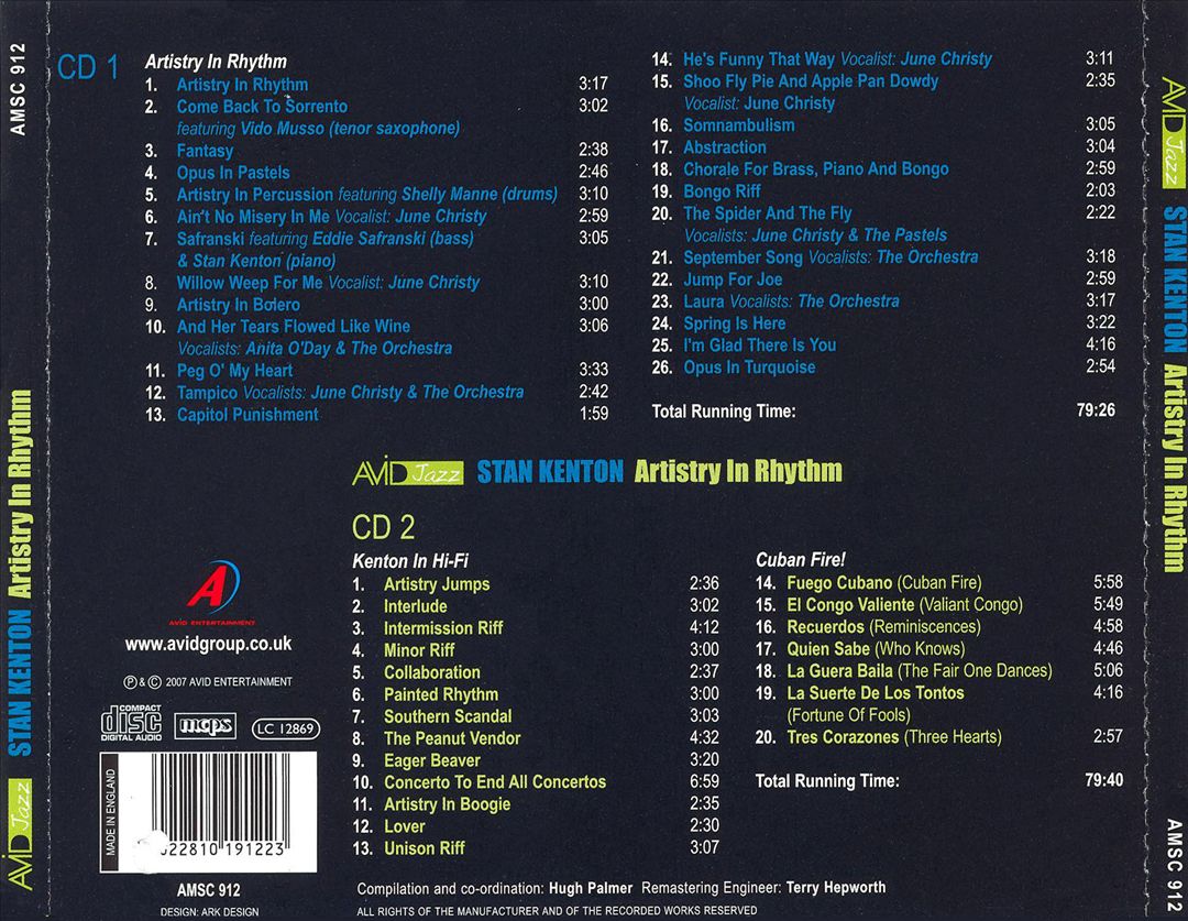 Artistry in Rhythm [Avid] cover art