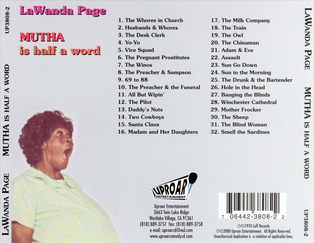Mutha Is Half a Word cover art