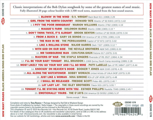 How Many Roads: Black America Sings Bob Dylan cover art