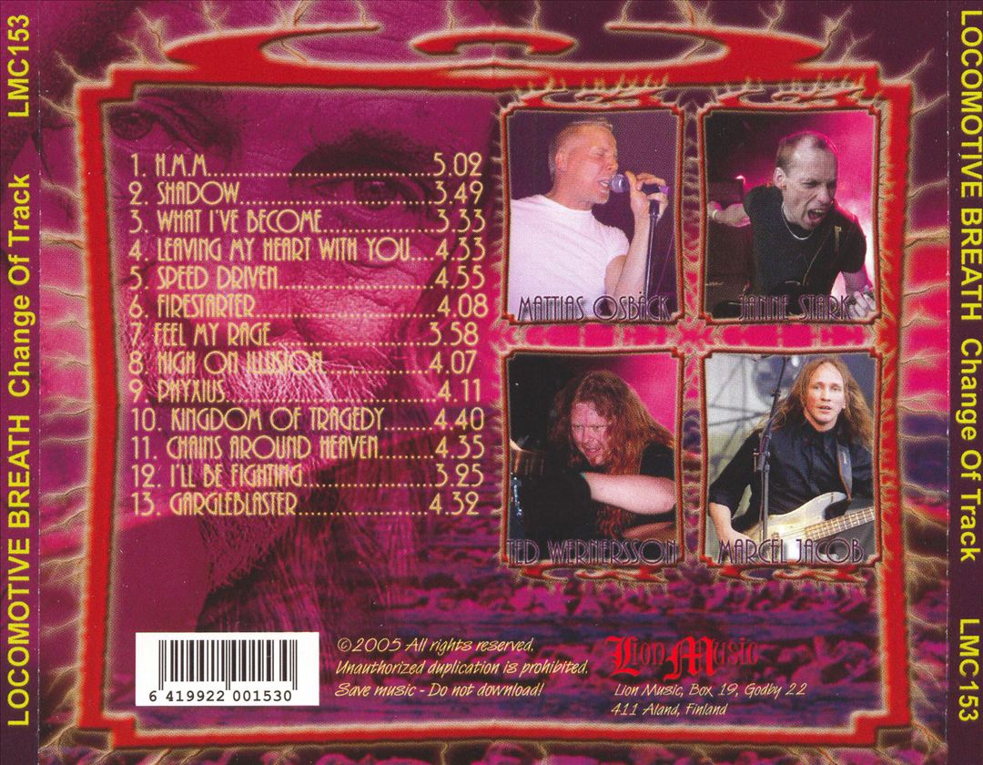 Change of Track cover art