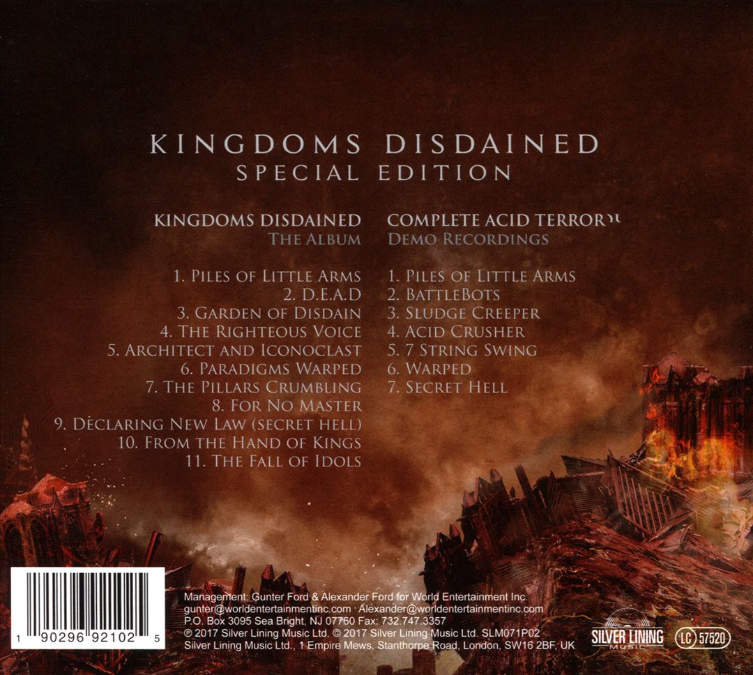 Kingdoms Disdained [Bonus: Complete Acid Terror EP] cover art