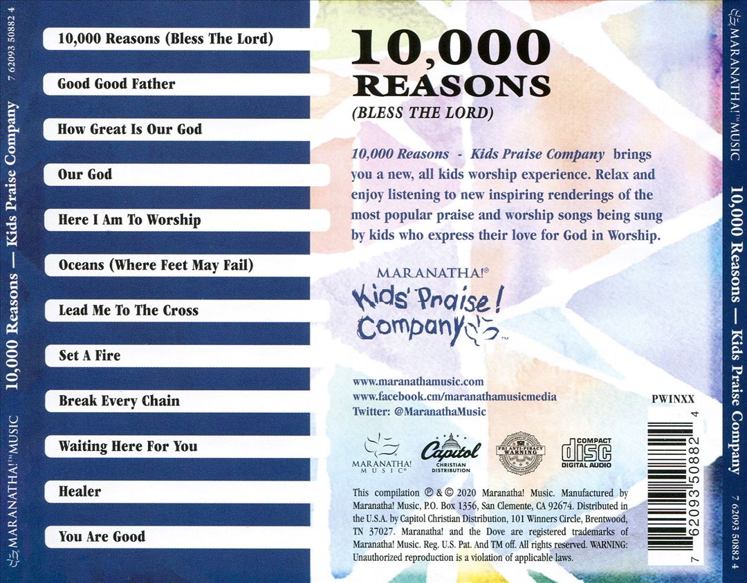 10,000 Reasons (Bless the Lord) cover art