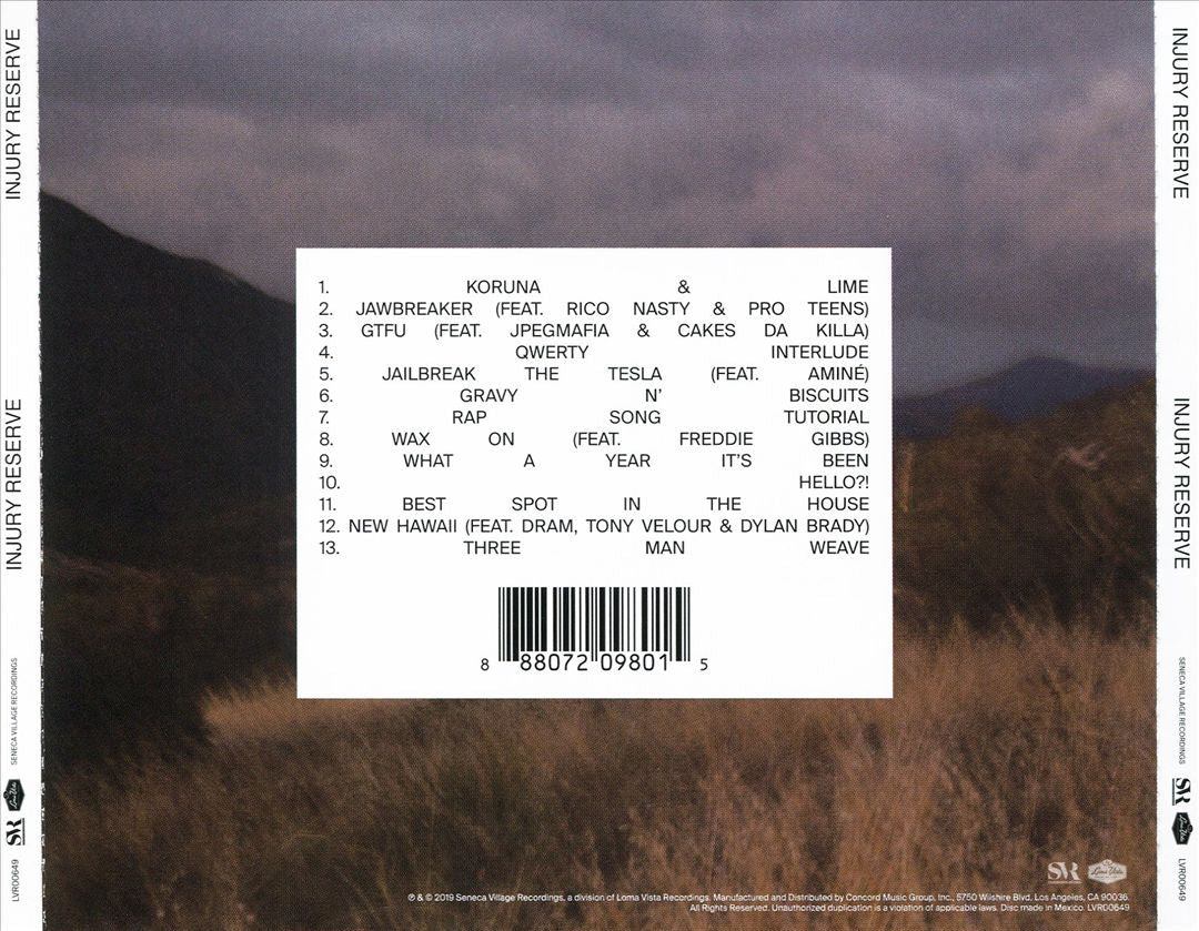 Injury Reserve cover art