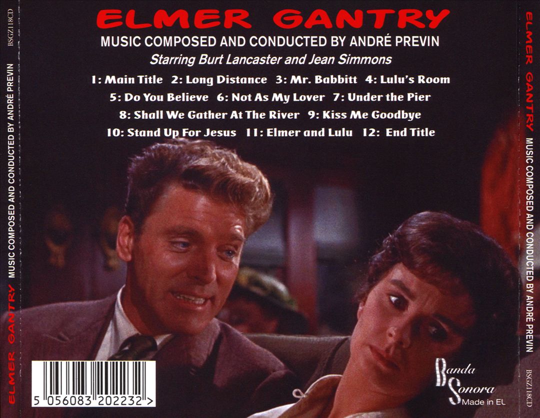 Elmer Gantry [Original Motion Picture Soundtrack] cover art